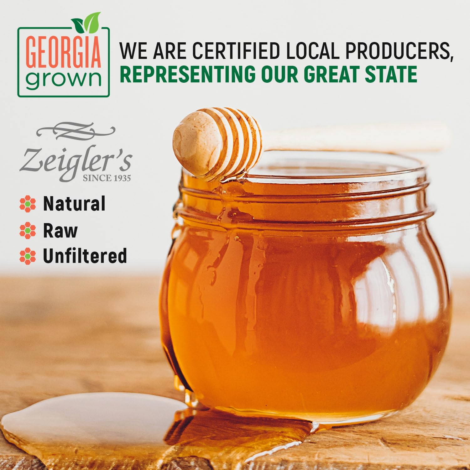 Layer Zeigler's honey on yogurt parfait for richer flavor