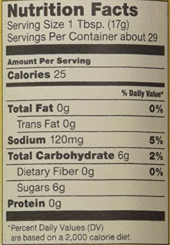 Zeisner Curry Ketchup bottle back view showing labeling and texture