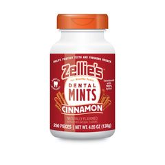 zellies cinnamon breath mints pack viewed front for fresh breath on the go.