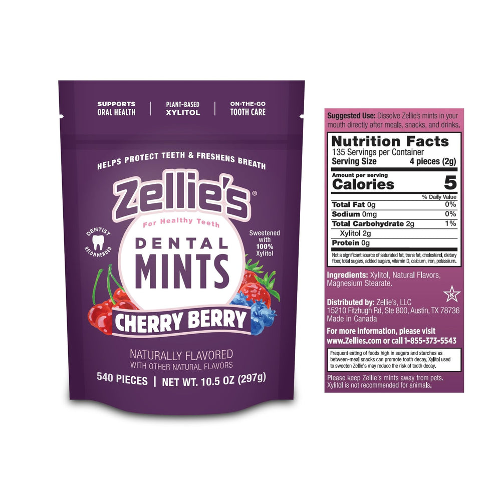 Zellie's no aspartame gluten-free vegan kosher mints jar