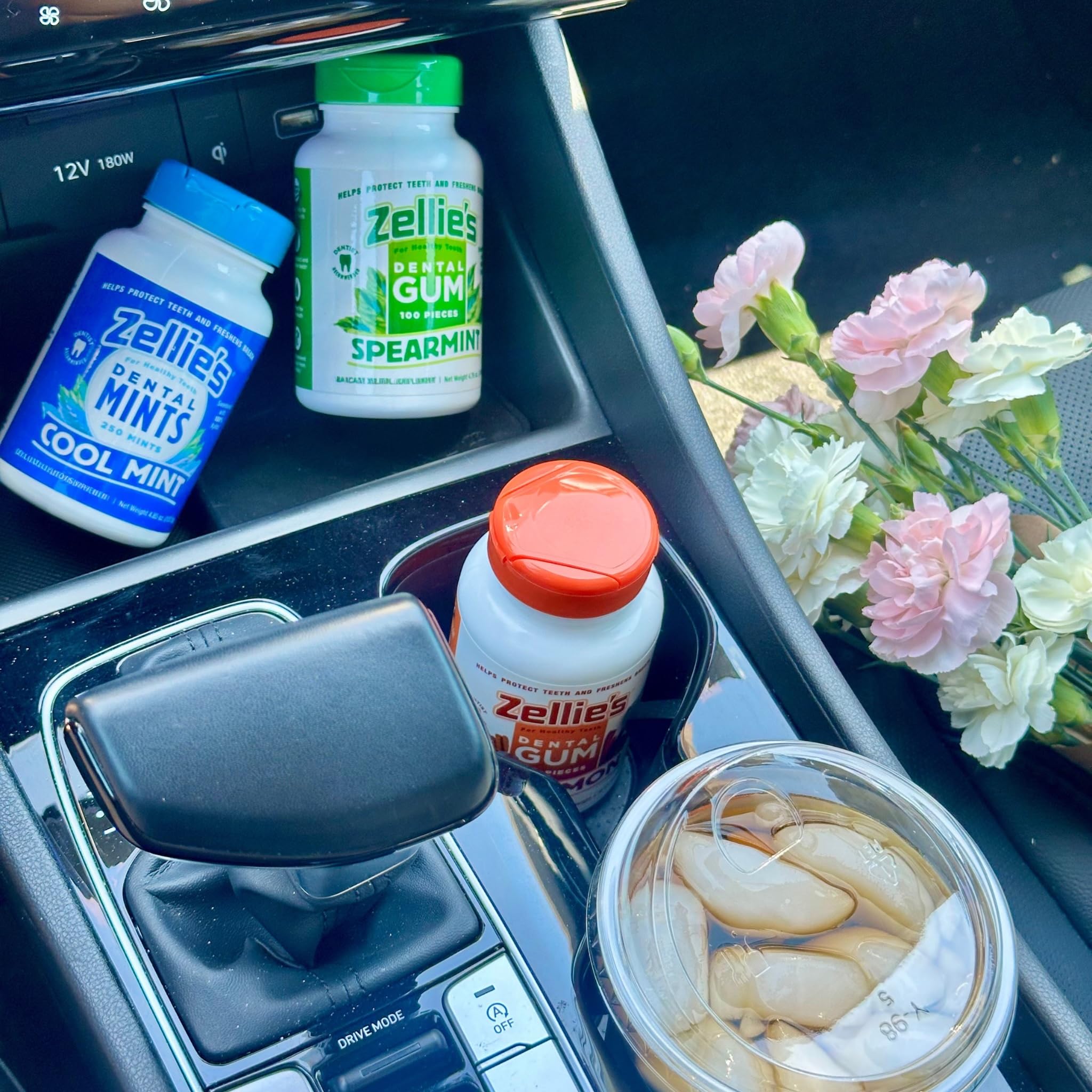 Zellie's xylitol mints in a portable case for travel