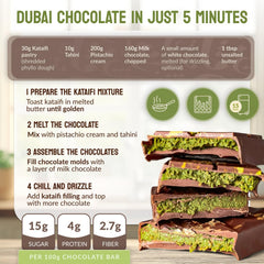 ZEMUS shredded kataifi detail adds crunch and texture to home-made bars.