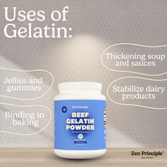 Zen Principle gelatin used as a kitchen thickener for sauces and stews