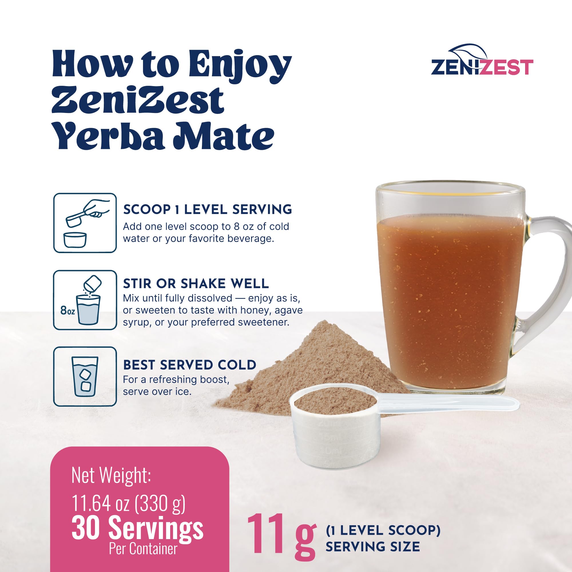 Lifestyle shot of ZeniZest supporting energy and focus in daily routine
