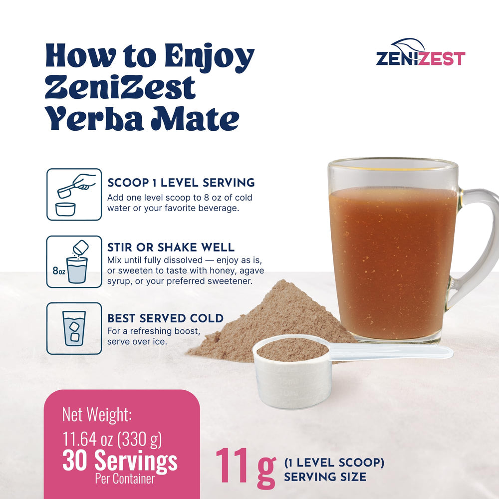 Lifestyle shot of ZeniZest supporting energy and focus in daily routine