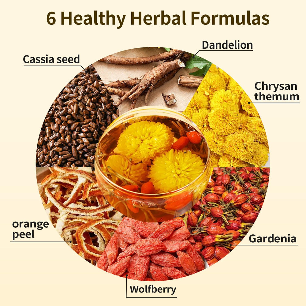 ZenVitality Dandelion Wolfberry Tea cup infusion promoting gentle digestion