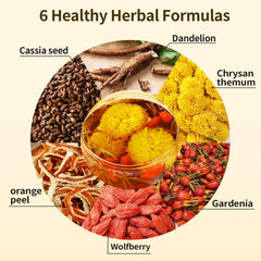 ZenVitality Dandelion Wolfberry Tea cup infusion promoting gentle digestion