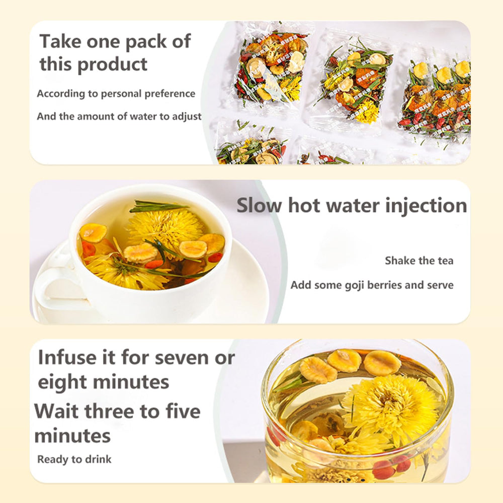 ZenVitality Dandelion Wolfberry Tea orange peel detail with citrus notes