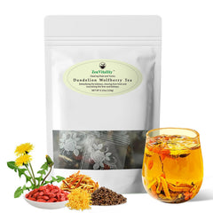 ZenVitality Dandelion Wolfberry Tea packs for caffeine-free herbal blend