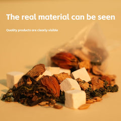 ZenVitality tea packaging highlighting vegan, caffeine-free blend