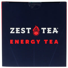 Close-up aroma shows cinnamon and apple hints in ZEST tea.