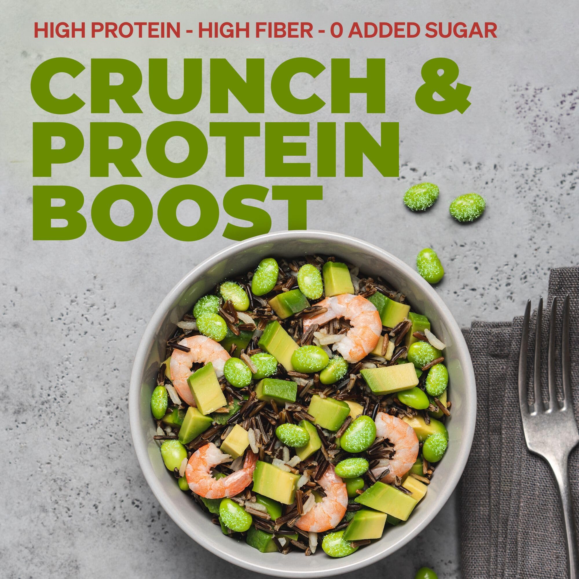 ZEST Delites edamame protein snack suits busy days and routines
