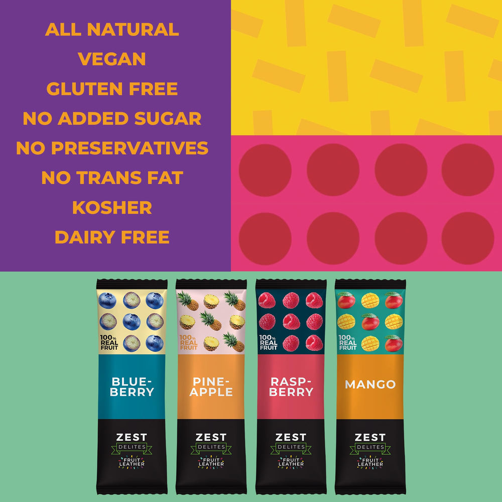 Apple-based bars with pineapple flavor offer a bright, fruity bite.