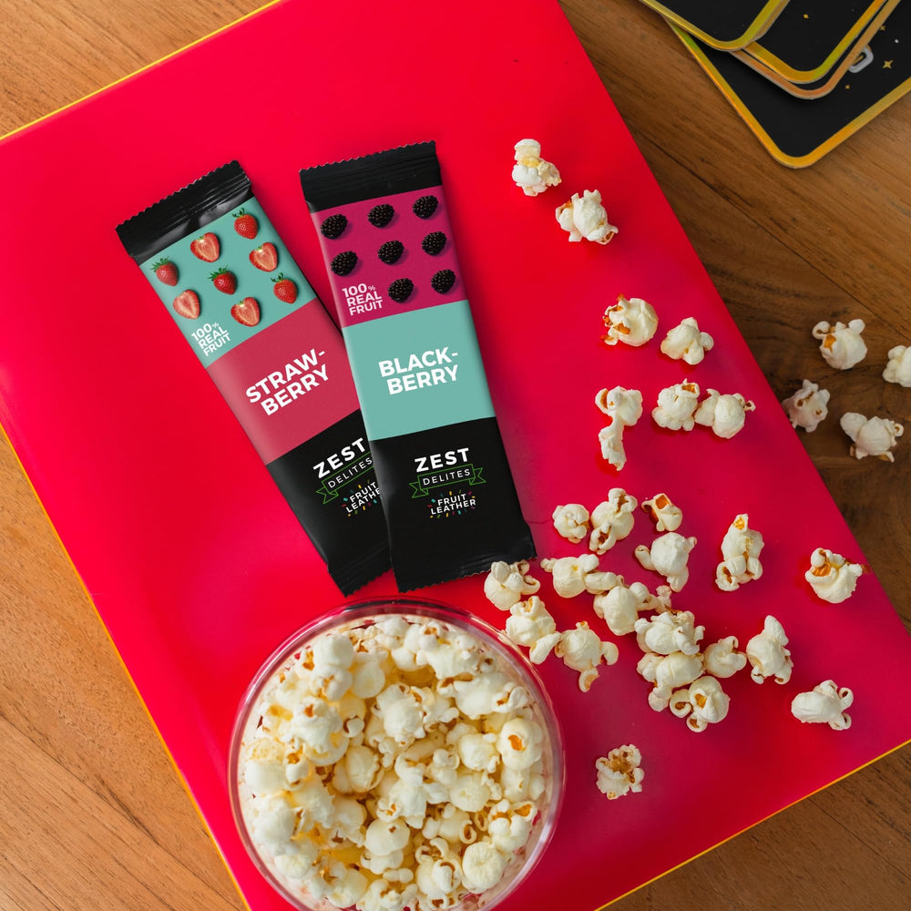 ZEST Delites individually wrapped fruit bar; mess-free snacking anywhere.