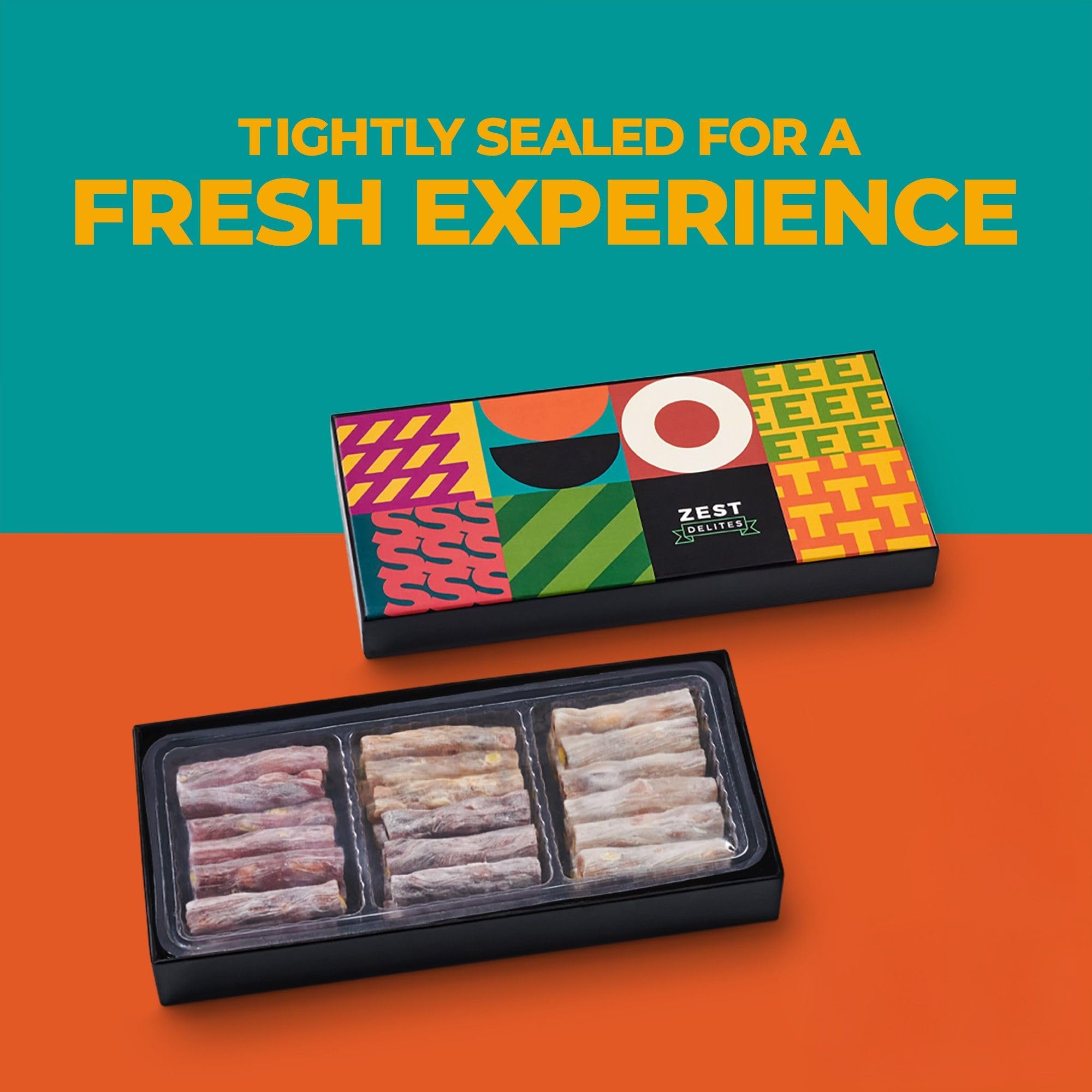 ZEST Delites snack pack shelf suggests convenient luxury for gatherings