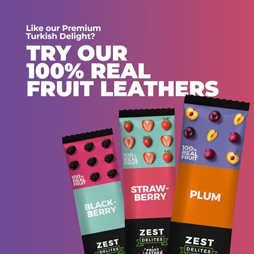 ZEST Delites Turkish Delights gift wrap shows ready-to-gift presentation