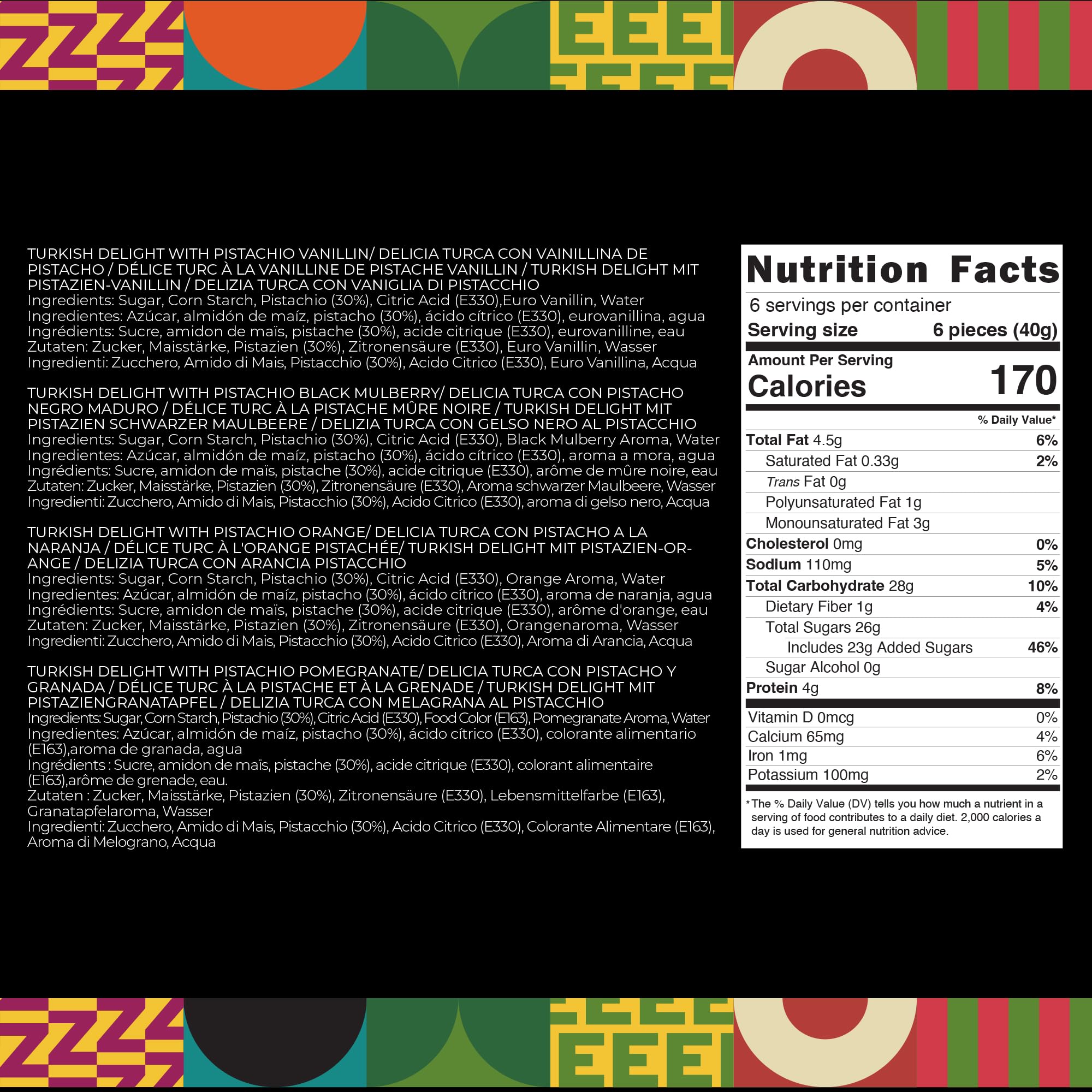 ZEST Delites Turkish Delights orange flavor cubes for bright citrus tasting moments