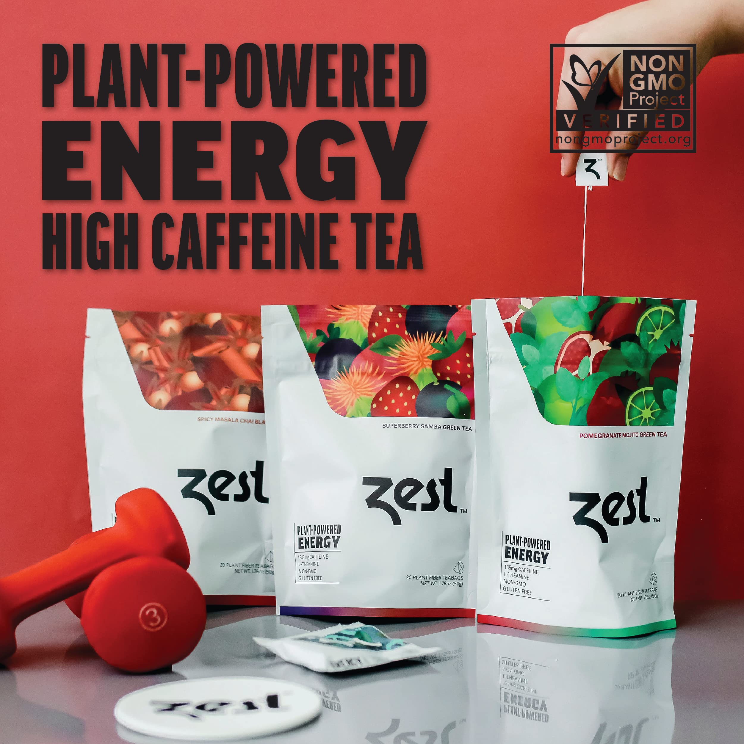 Assorted black teas from ZEST for bold morning flavor and focus
