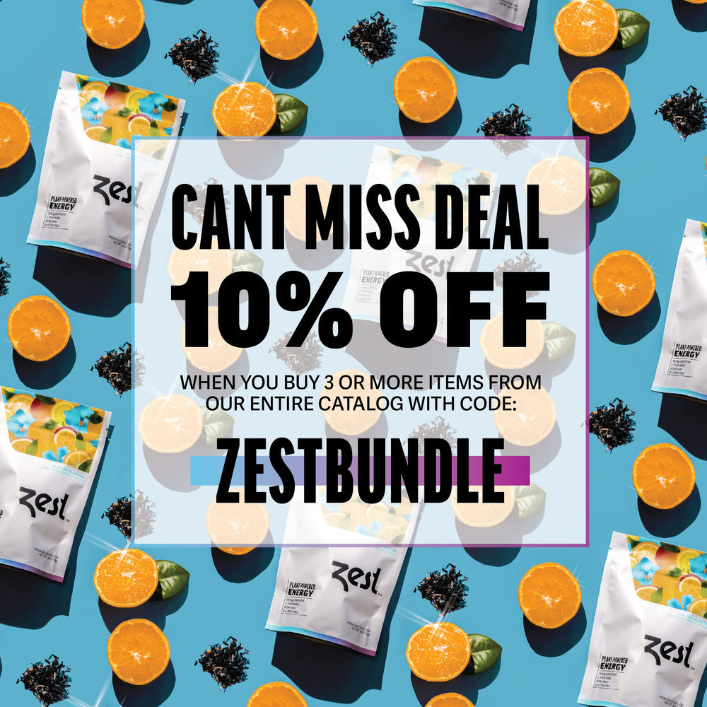 Passion fruit flavor in ZEST Energy Tea enhances daily routine