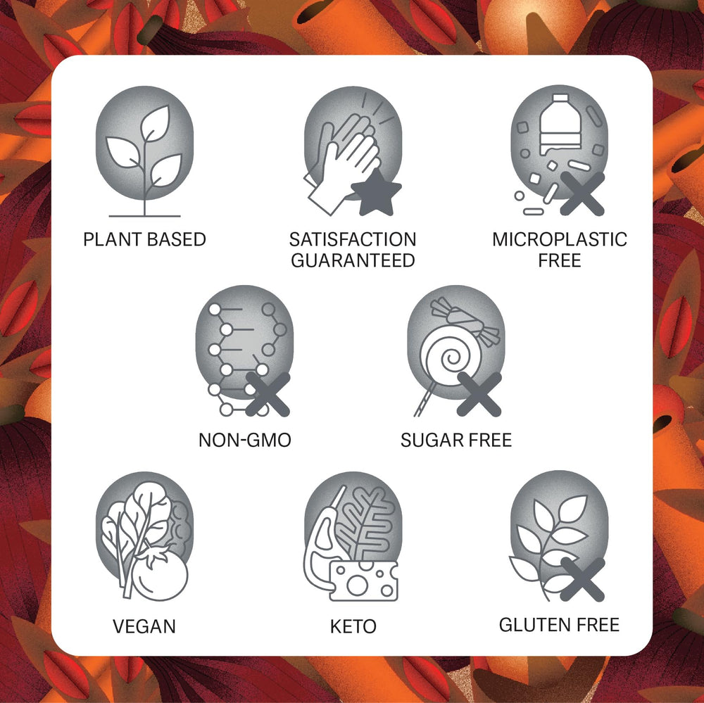 Zest non-GMO ingredients label indicating natural, clean ingredients.