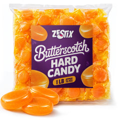 Zestix butterscotch hard candy bulk bag ideal for party sharing