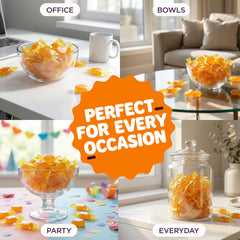 Zestix butterscotch hard candy on an office treats tray