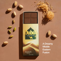 Zestix Dubai Pistachio center — nutty richness pairs with smooth chocolate