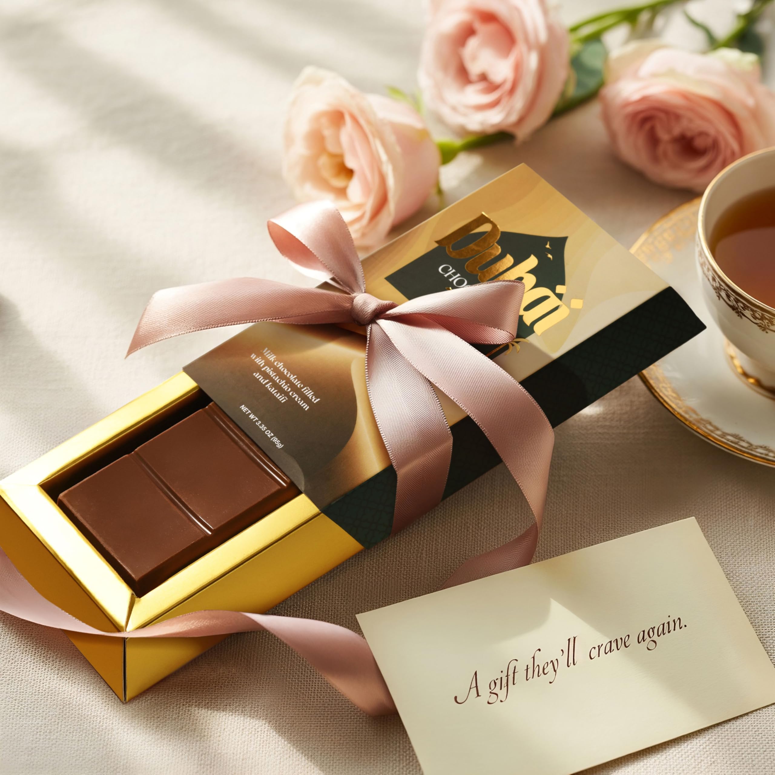 Zestix Dubai Pistachio Deluxe gift box with elegant presentation