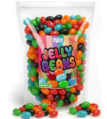 Zestix Jelly Beans in a colorful bowl for party candy bowls