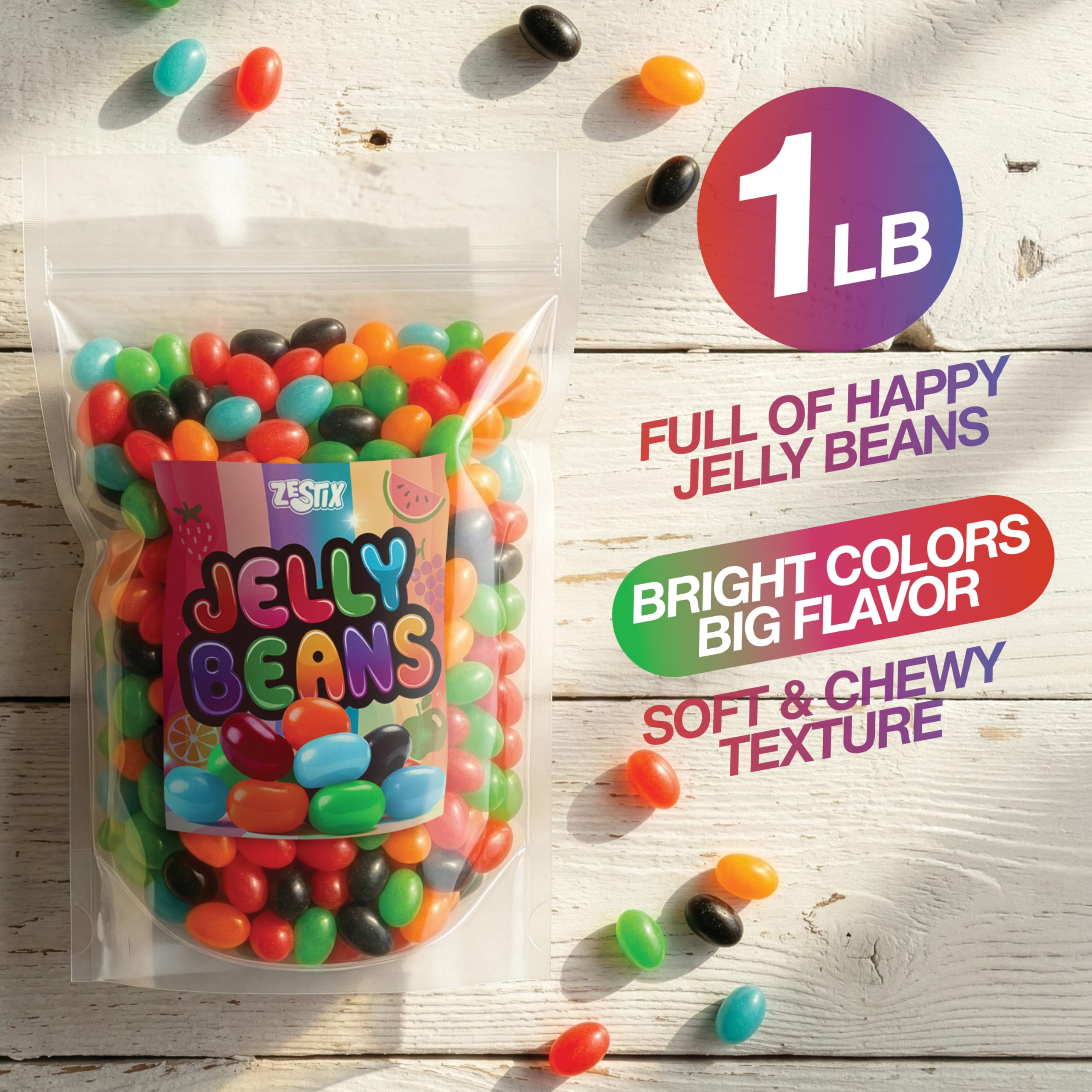 Kids at a party enjoying Zestix Jelly Beans during celebration