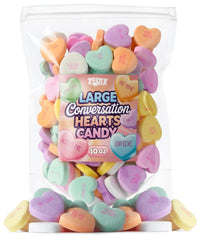 Zestix large conversation hearts bag in vibrant colors for gifting.