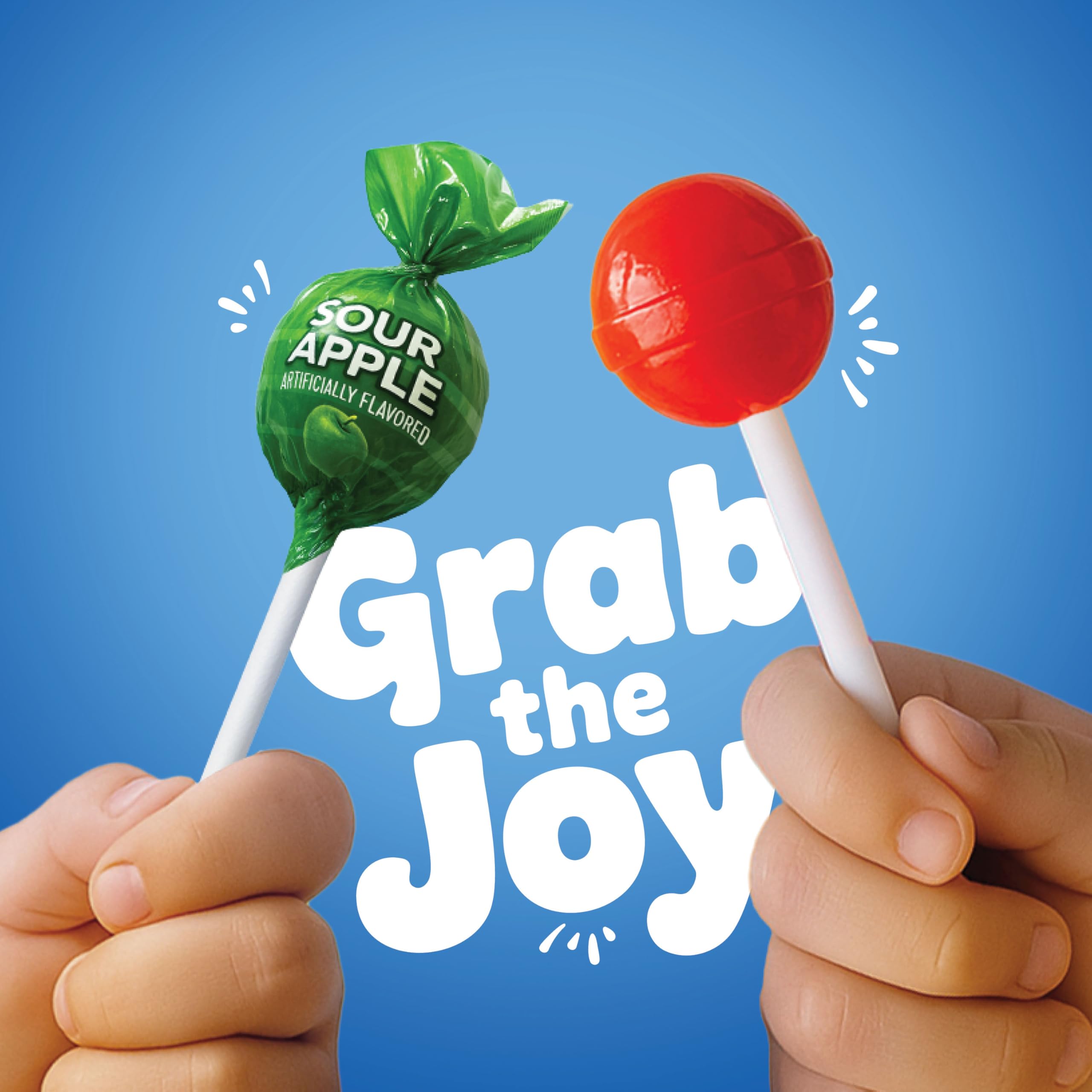 Zestix Original Lollipops in bright colors ideal for candy buffets and gifts.