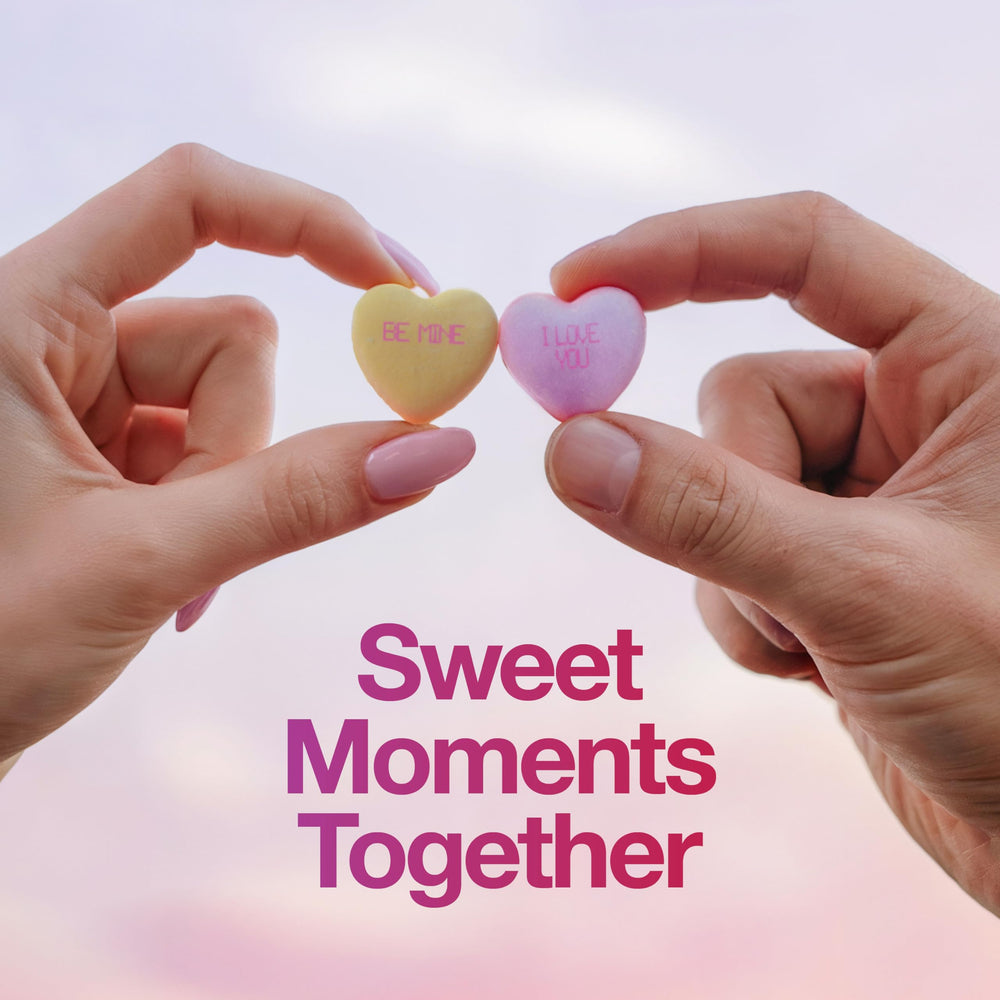 Zestix office and classroom treats heart candy for celebrations.