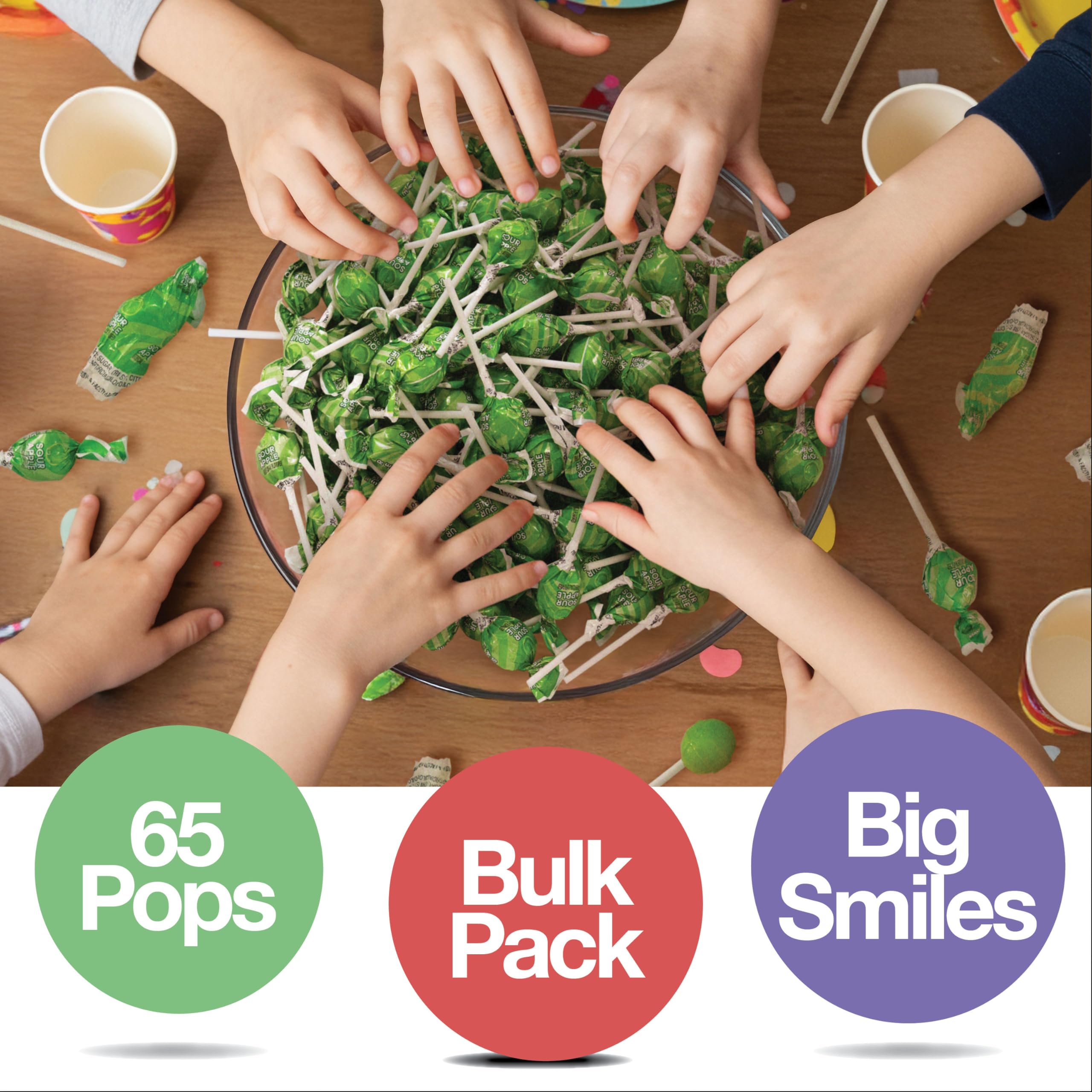65-count bulk party candy by Zestix for celebrations