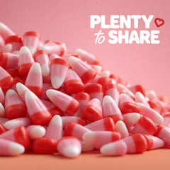 Zestix pink Valentine candy corn pieces ideal for classroom treats