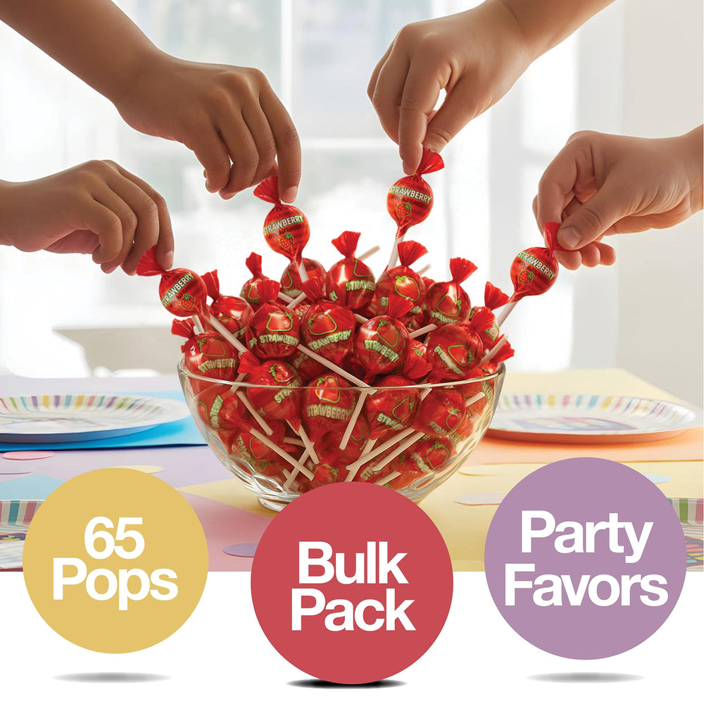 Zestix lollipops used as party favors add a sweet touch to celebrations.