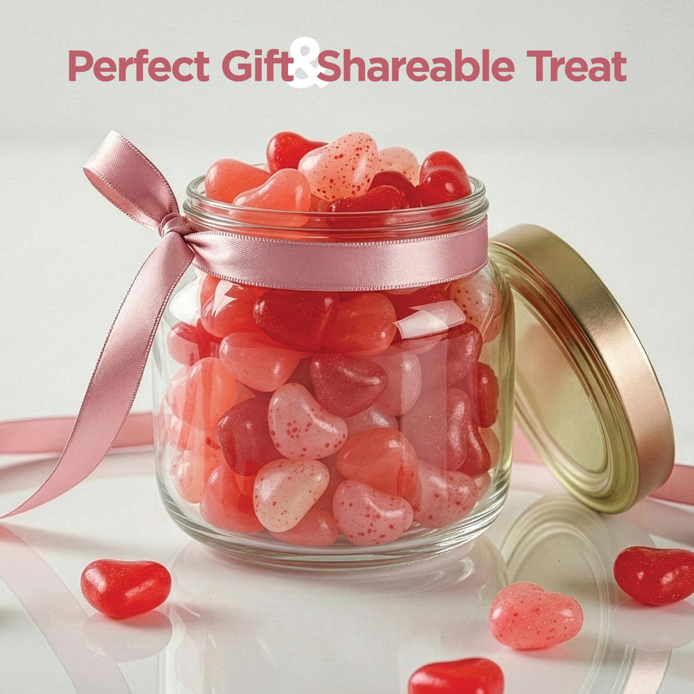 Zestix Valentines Jelly Hearts gift bags are ideal for celebrations.