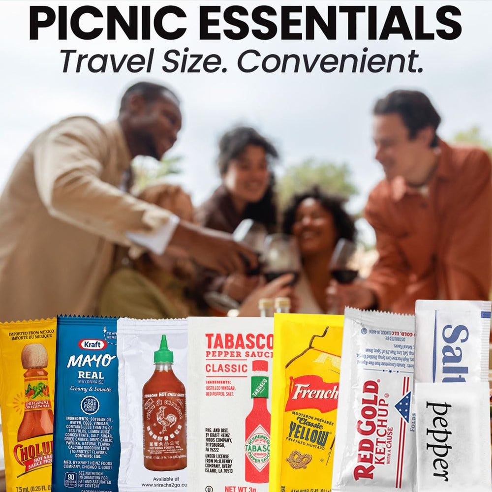 Zeust condiment packets storage trays for organized spice stations.