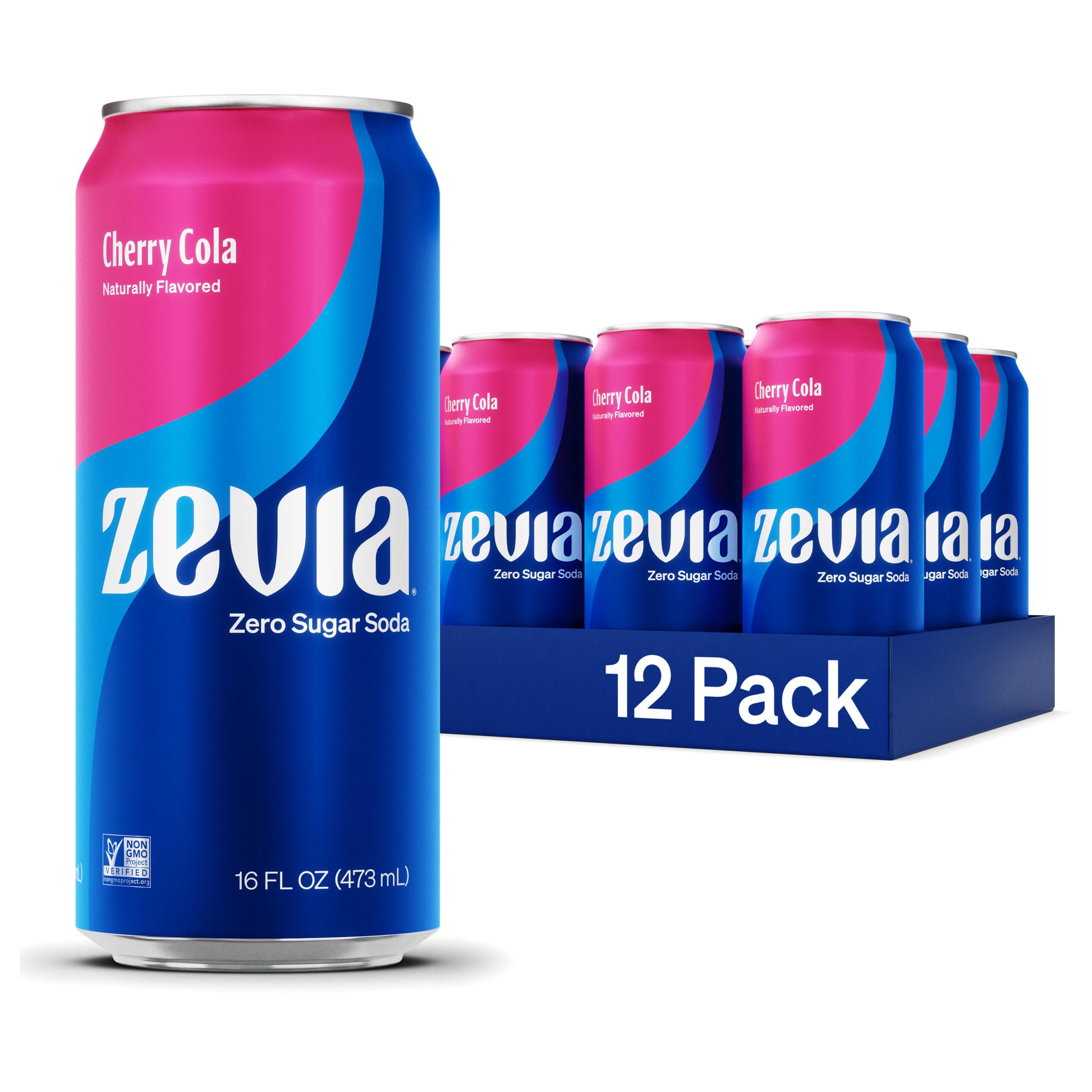 Zevia Cherry Cola Zero Sugar Soda 16 Oz UK Stockist BoroPantry zevia-cherry-cola-zero-sugar-soda-16-oz-uk-stockist-boropantry
