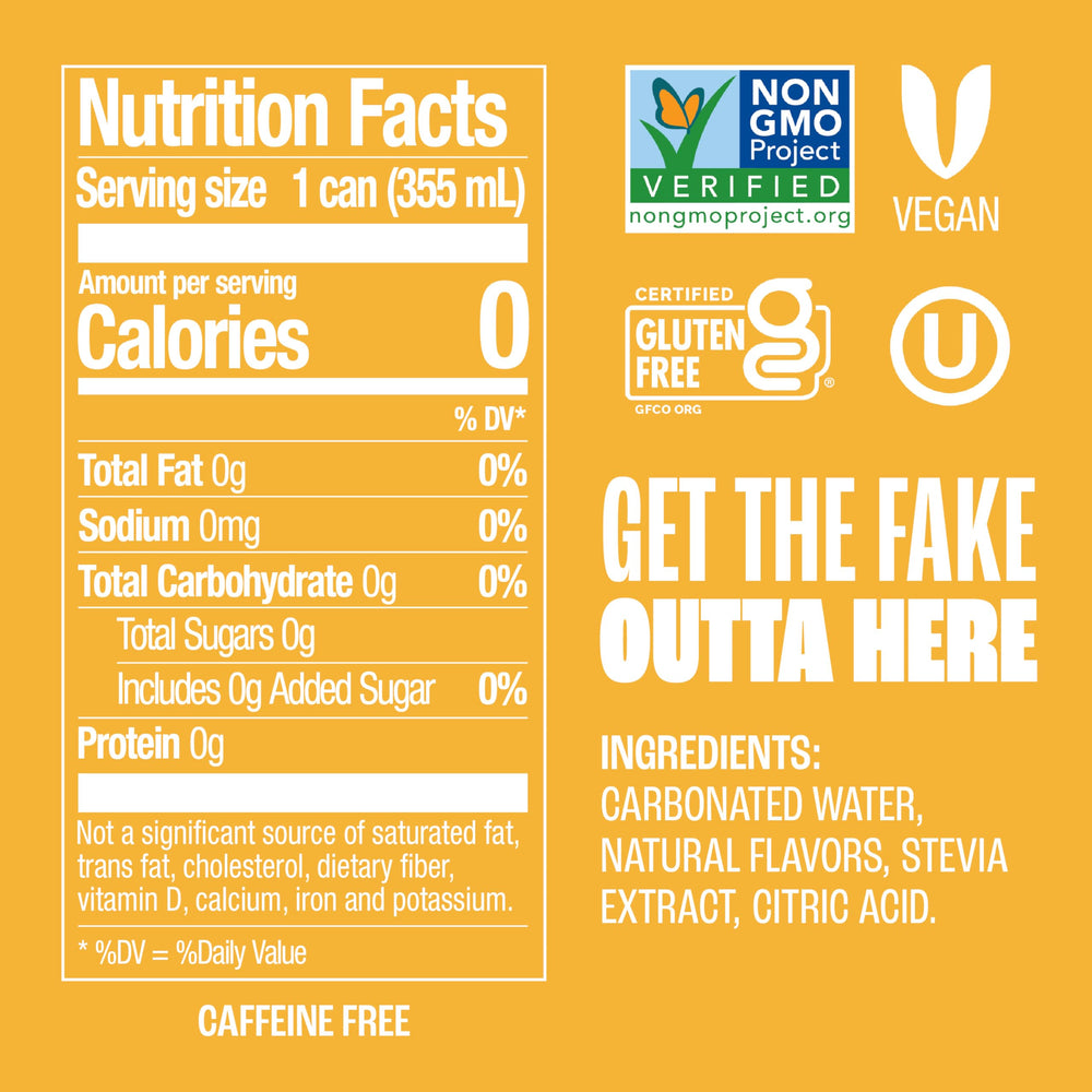 Zevia Cream Soda can side view with glossy label and sugar-free promise.