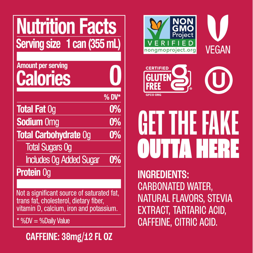 Closeup of a Zevia can, naturally sweetened for guilt-free refreshment.
