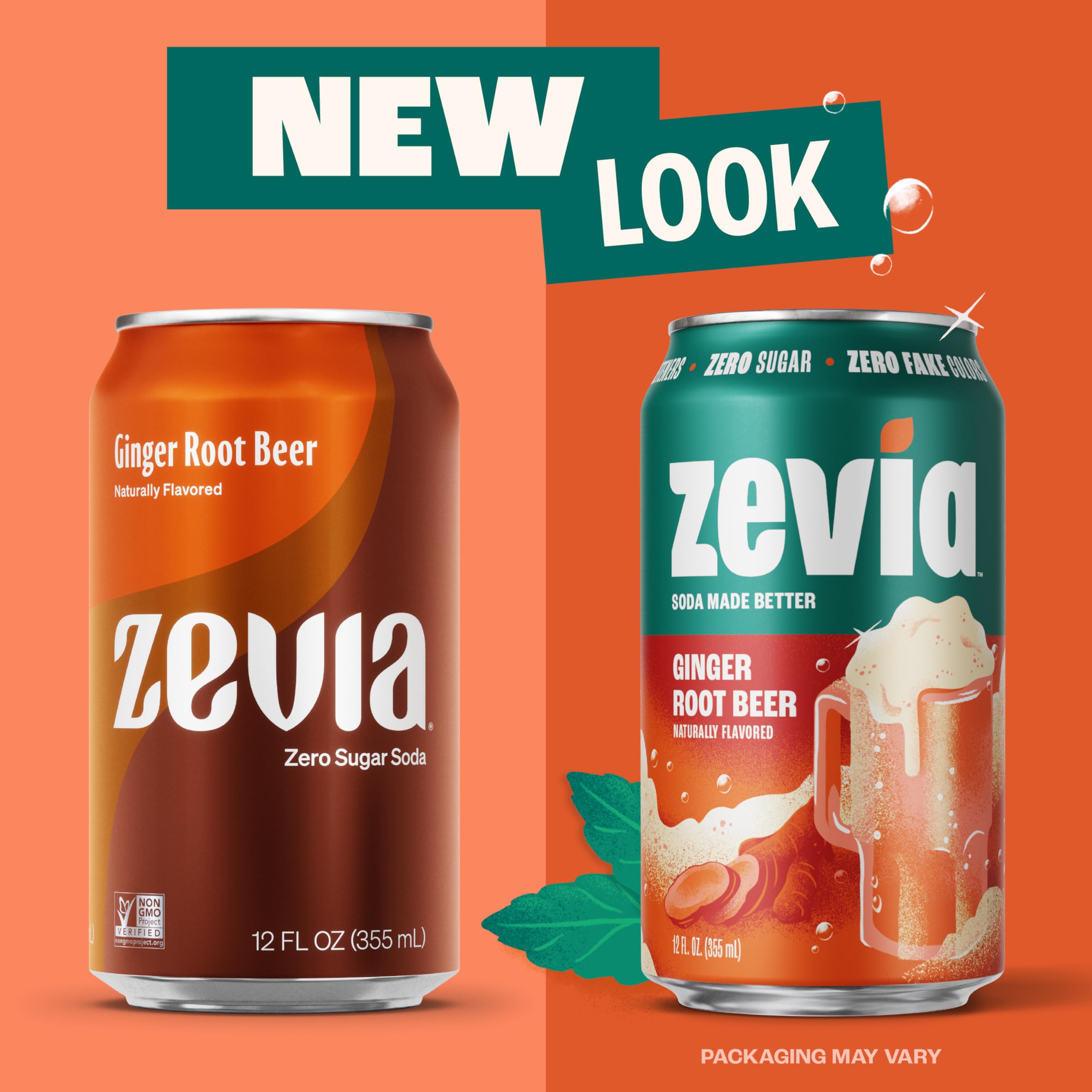 Non-GMO verified Zevia label illustrates commitment to clean ingredients