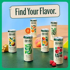 Chilled Zevia Tea served over ice, a crisp zero-calorie option.