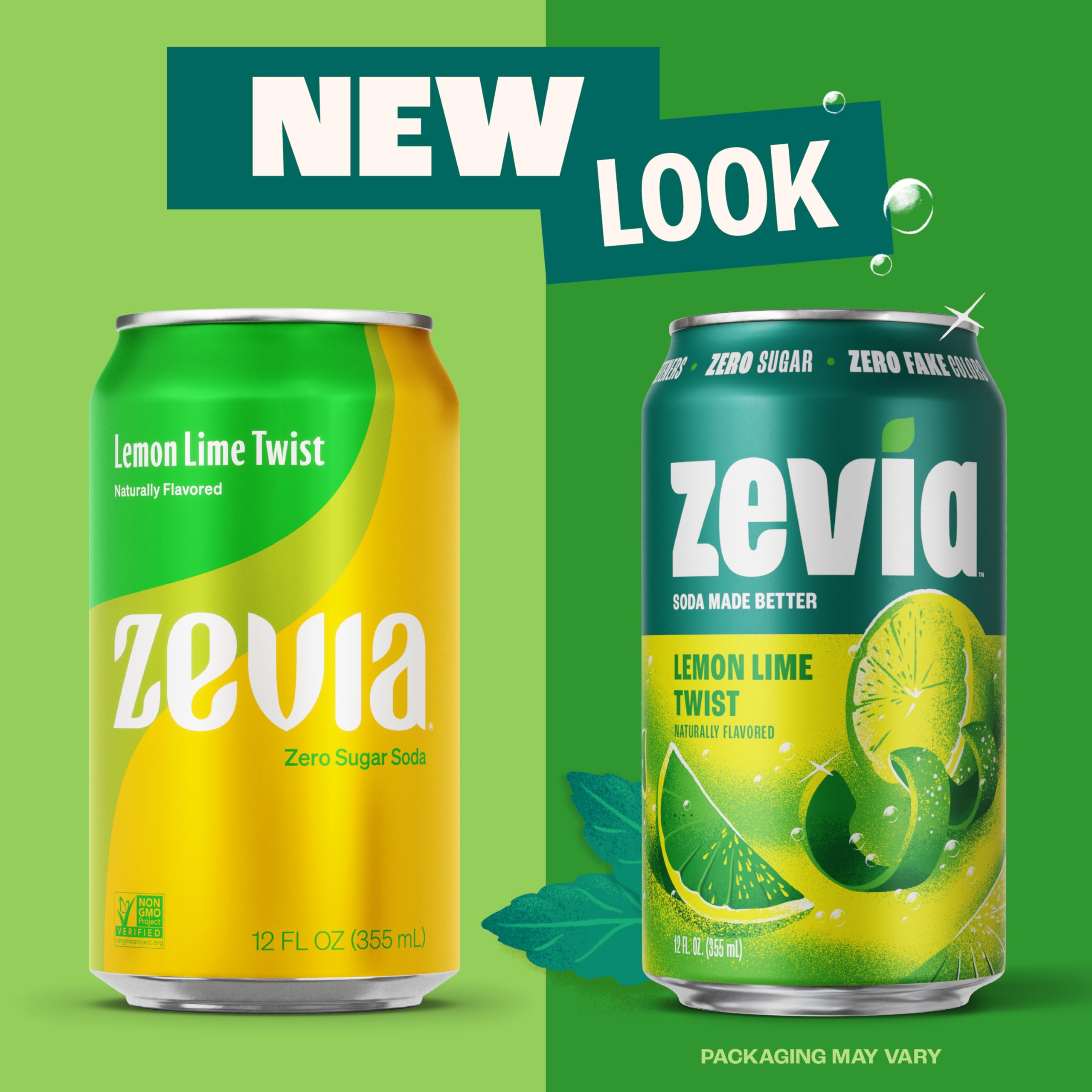 Zevia Lemon Lime Twist on store shelf attracts health-conscious soda lovers.