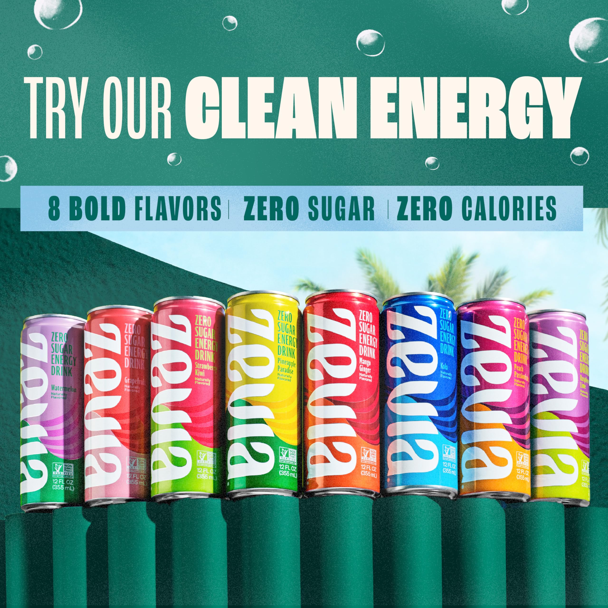 Zevia Orange Creamsicle mocktail idea with ice and citrus twist