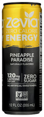 Zevia Pineapple Paradise can—zero-sugar energy boost on the go.