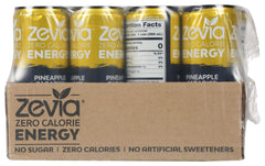 Zevia Pineapple Paradise can—bright label and refreshing look for daily caffeine lift.