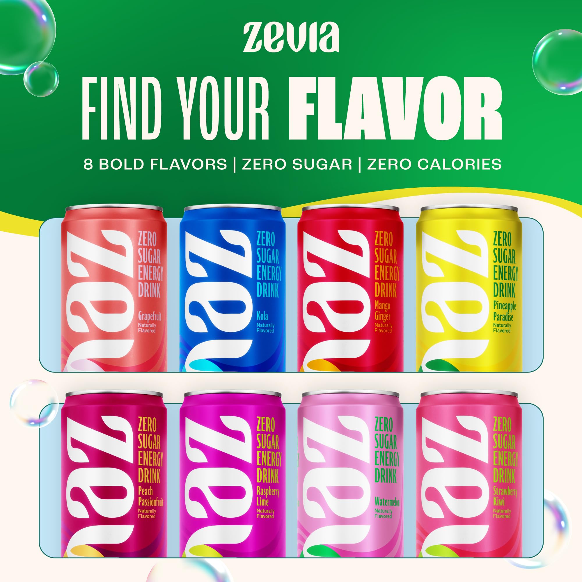 Zevia Pineapple Paradise served in a glass as a versatile zero-calorie energy option.