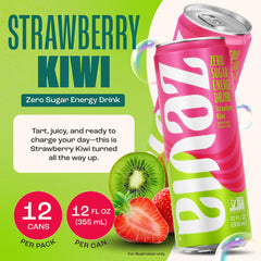Zevia zero sugar energy drink with 120 mg caffeine for a quick afternoon boost.