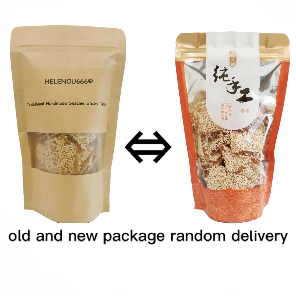 zhai-ji-di HelenOu666 tea-time snack with chewy sesame texture